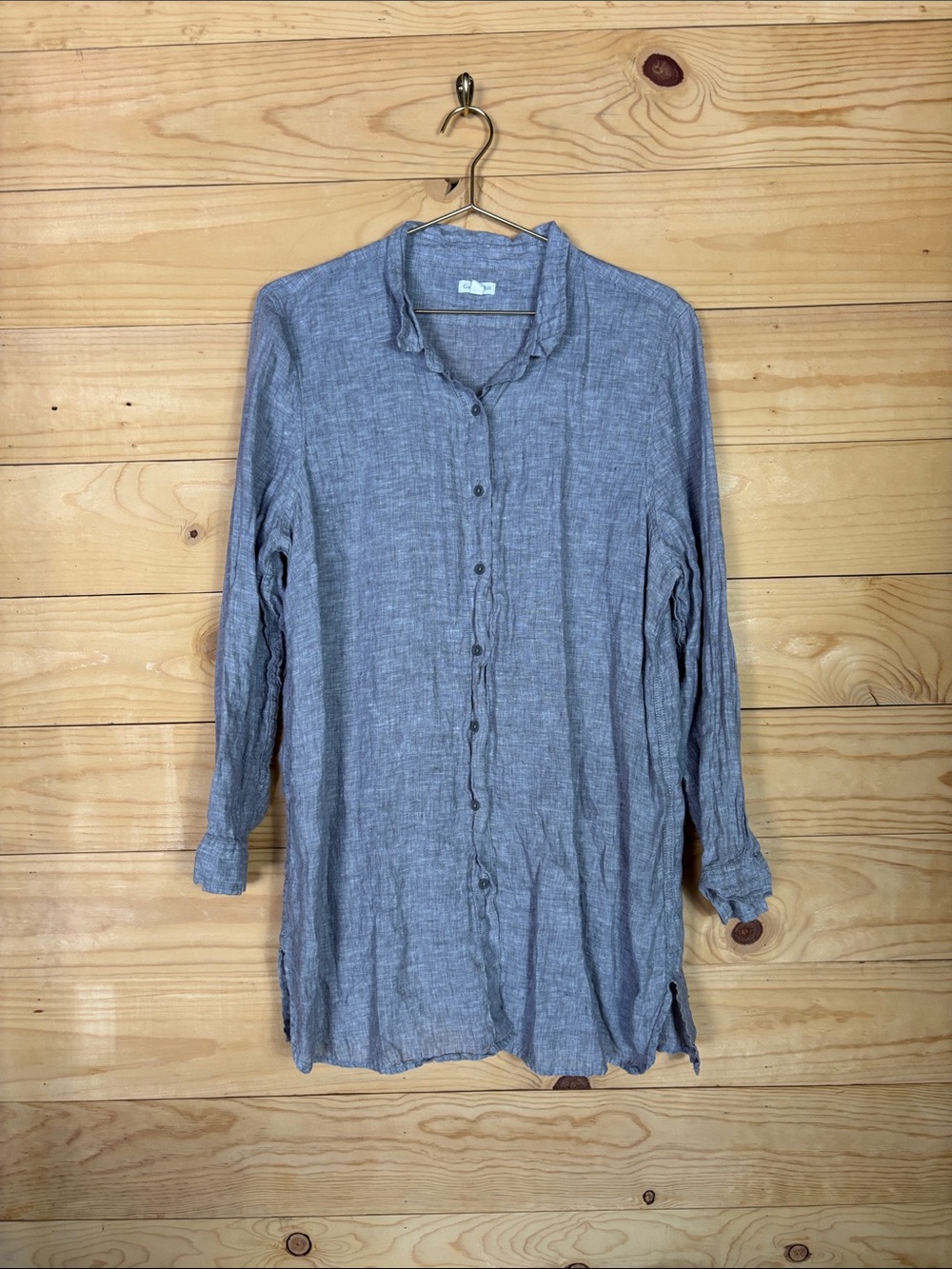 Garnet Hill 100% linen button down shirt XL